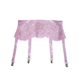 Latex Lace Garter Belt
