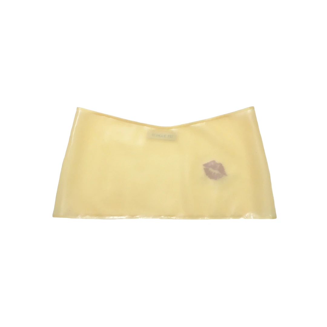 Latex Bisou Mini Skirt 