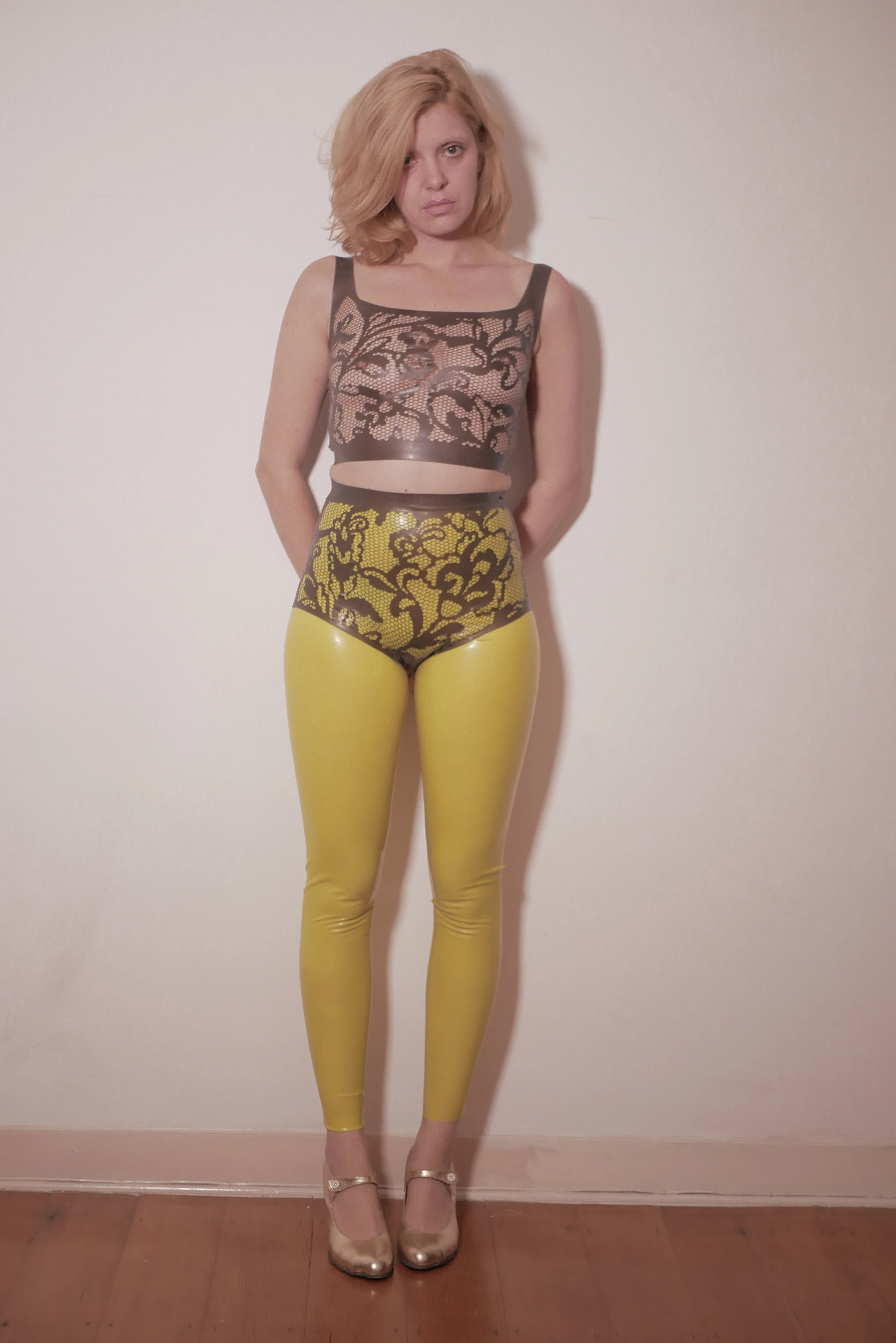 Latex Lace Bralette