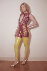 Latex Lace Playsuit