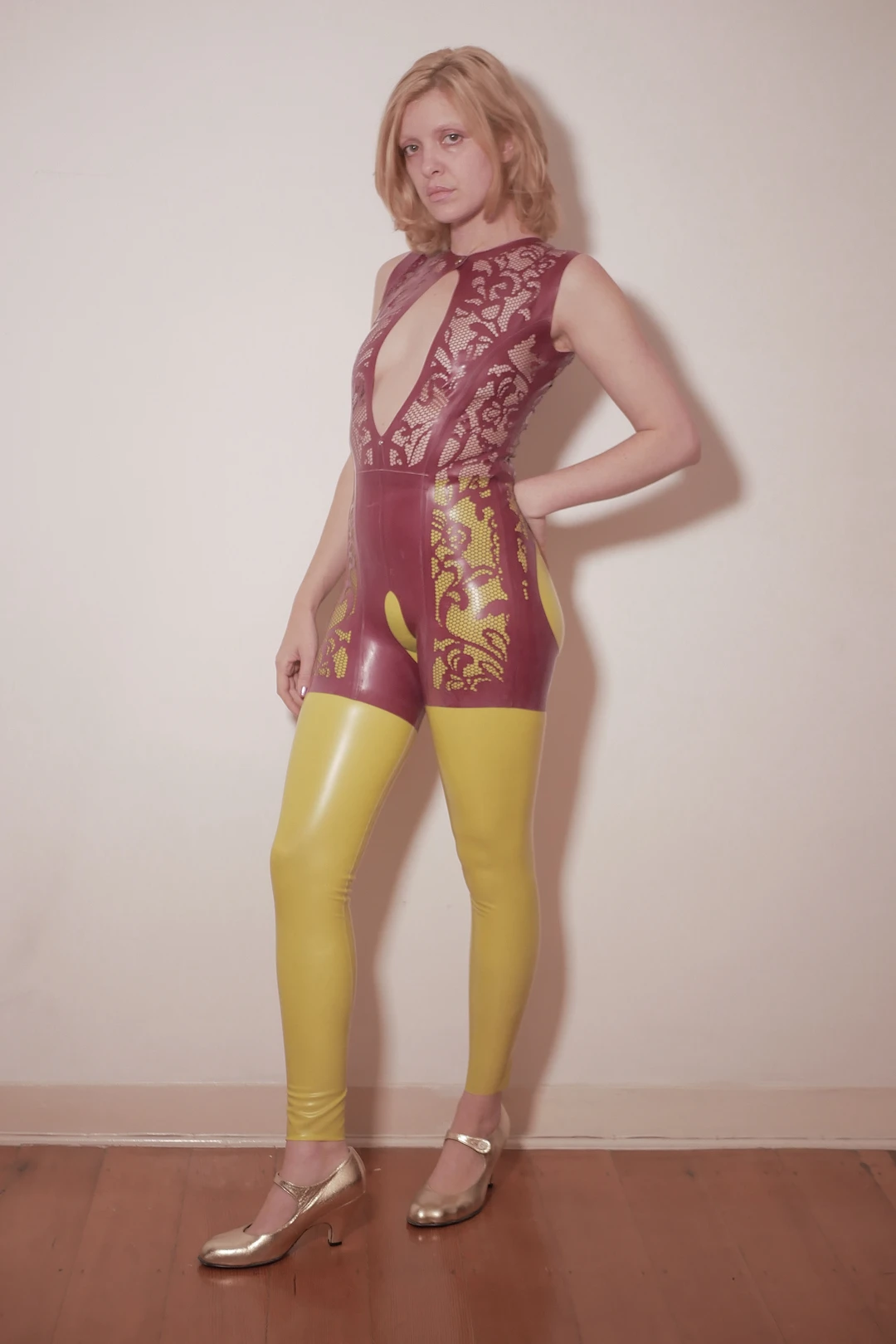 Latex Lace Playsuit