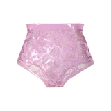Latex Lace High Waist Panties