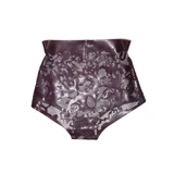 Latex Lace High Waist Panties