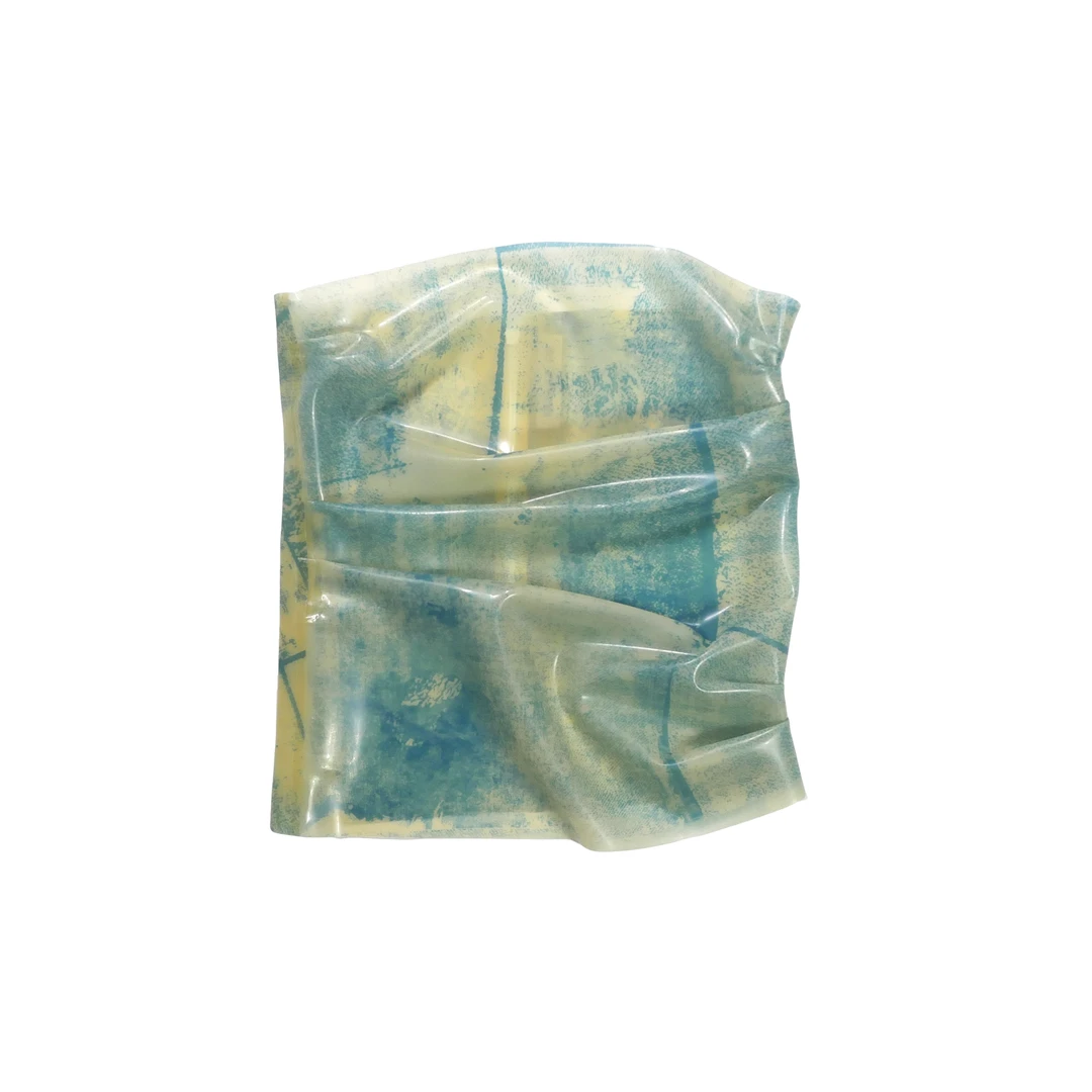 Latex Denim Tube Top