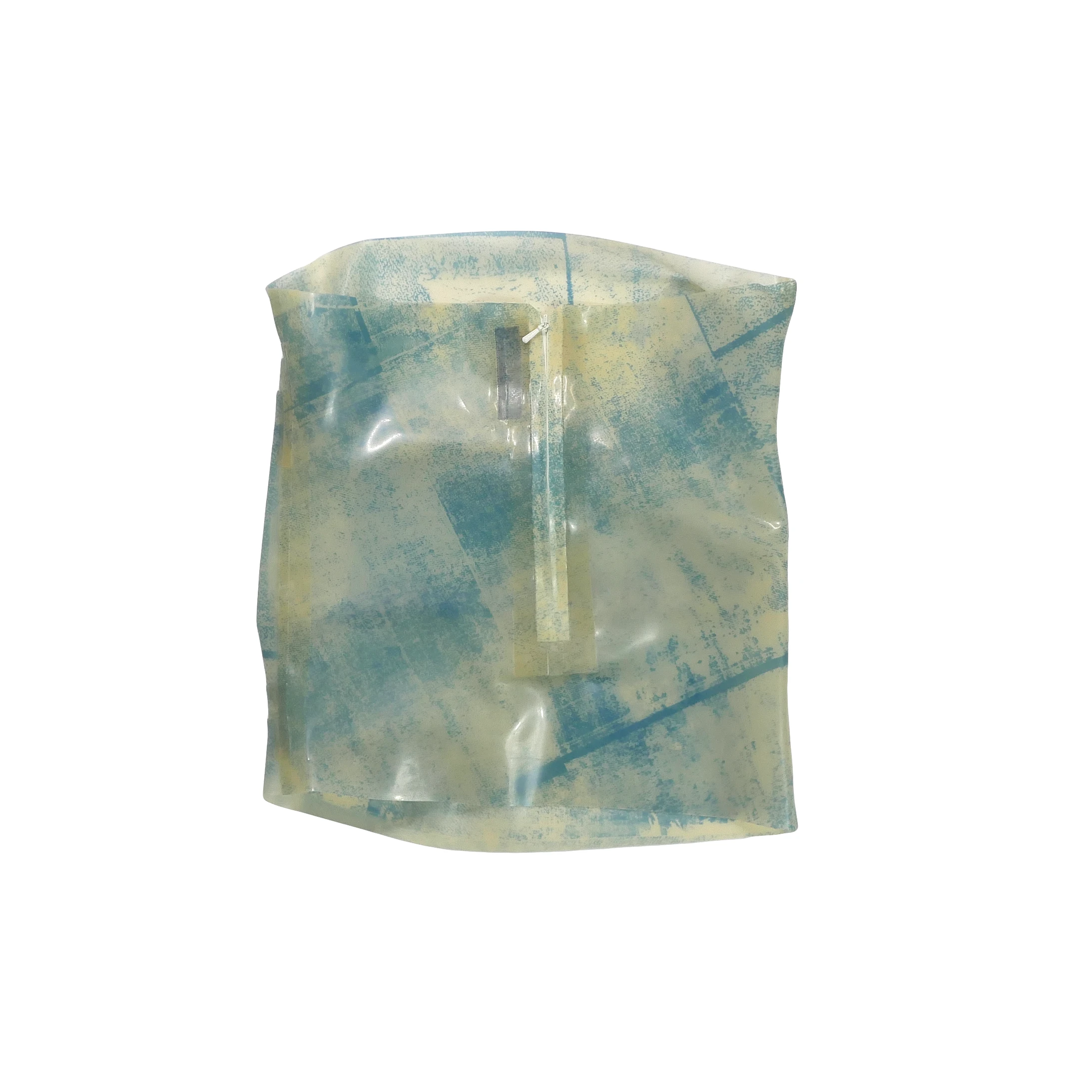 Latex Denim Tube Top