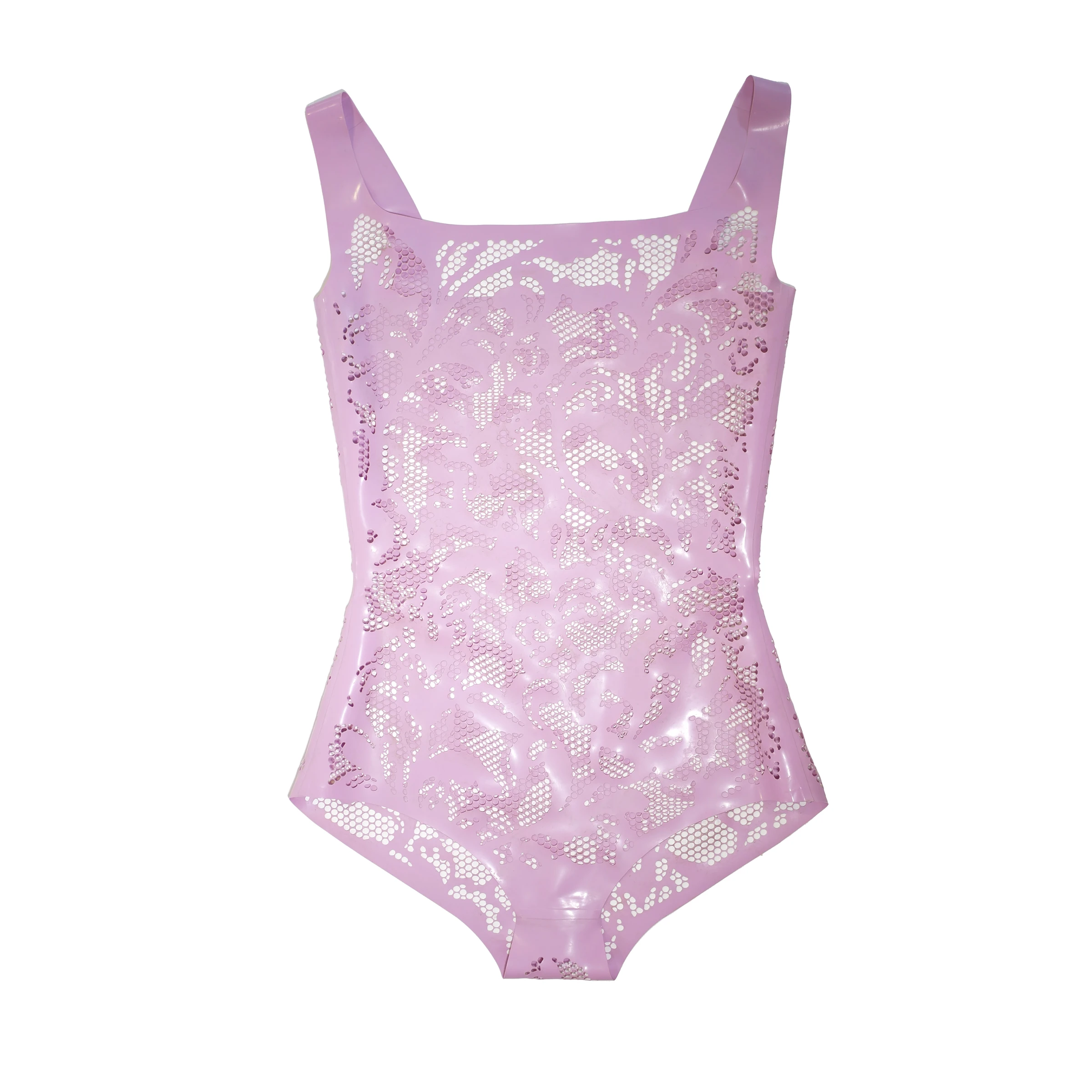 Latex Lace Leotard