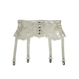 Latex Lace Garter Belt