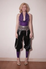 Halter Cowl Neck Top