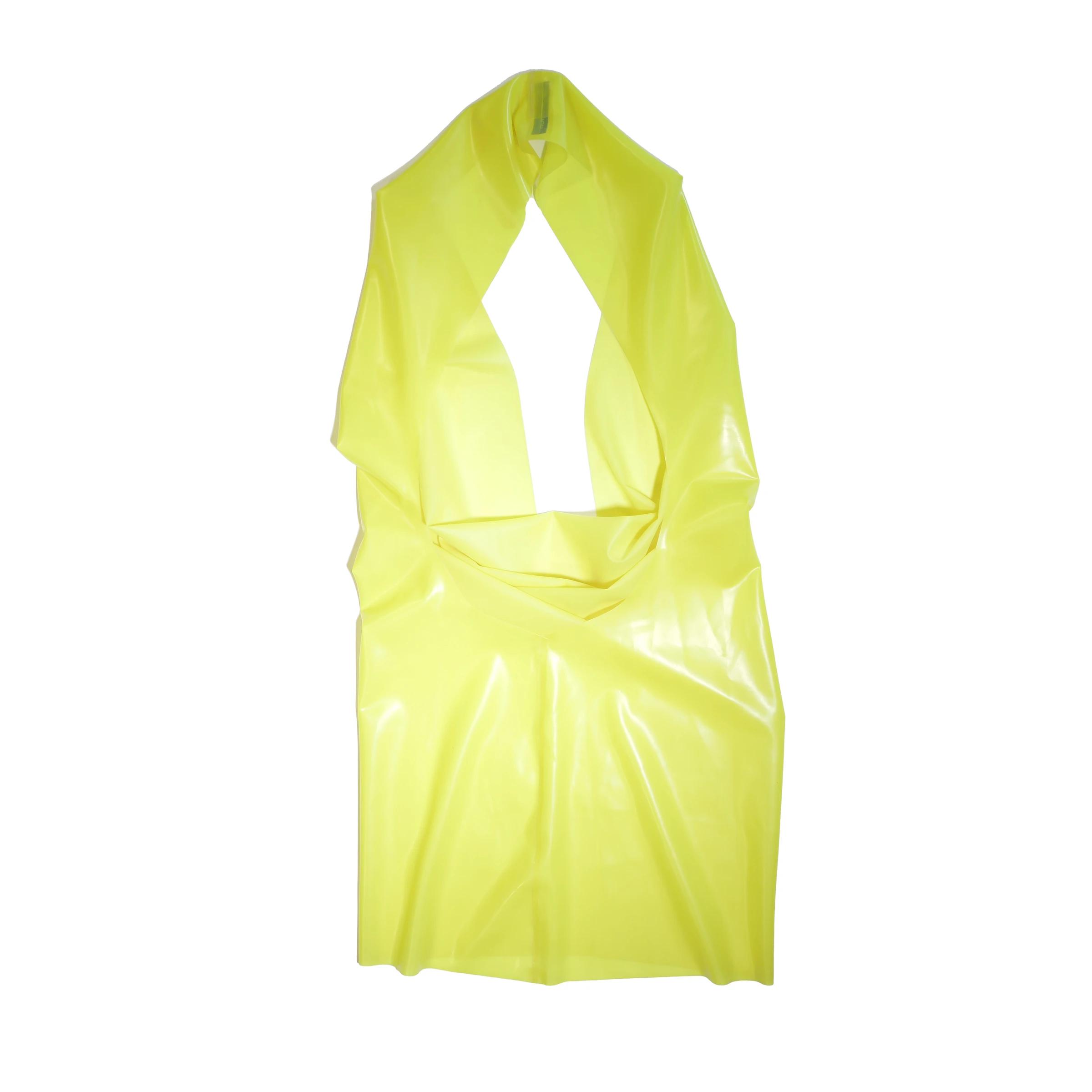 Halter Cowl Neck Mini Dress