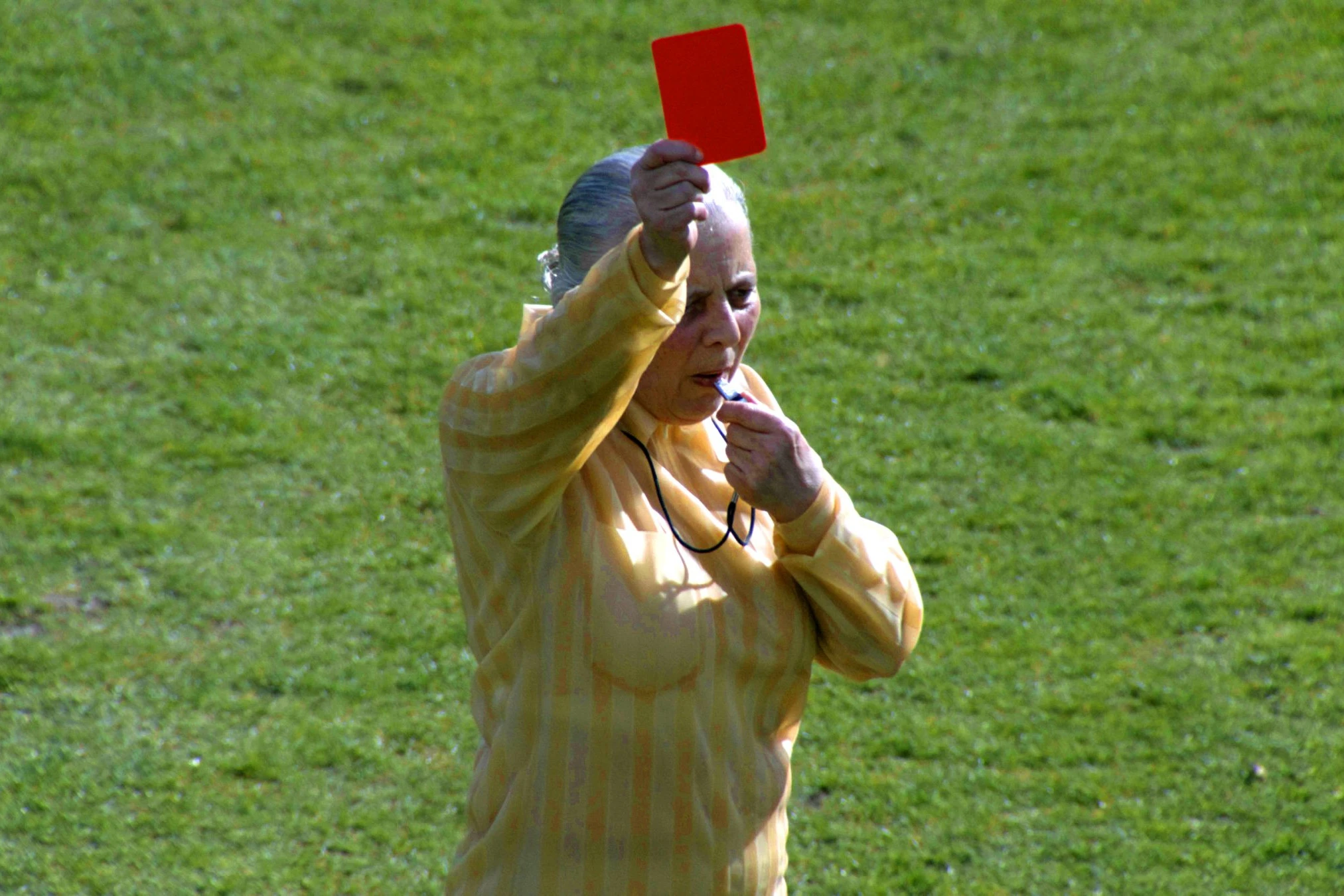Referee costume, Winner, Marianna Simnett